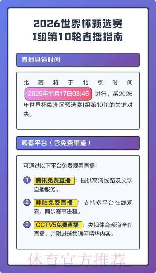 2026世界杯直播中国时间观看指南怎么查 2026世界杯直播中国时间观看指南怎么查